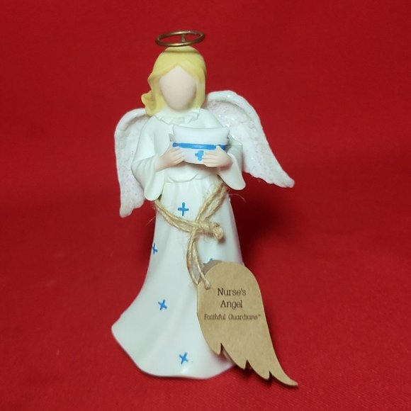 Nurse Angel Holding Nurse Cap Faithful Guardians Figurine Decor FG9-9188 - Picture 1 of 14